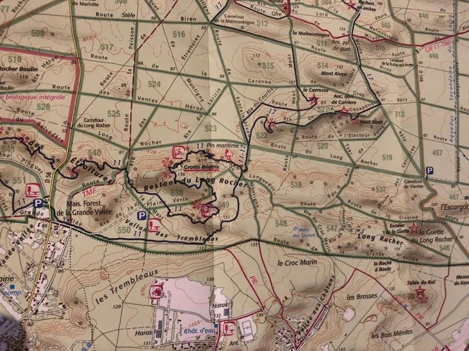 Gite Le Long Rocher Veneux-les-Sablons Exteriör bild